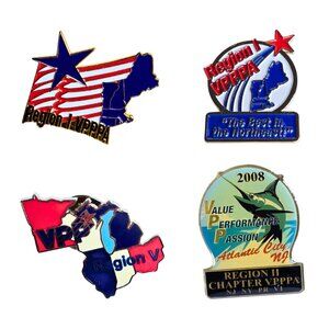 Vintage Osha VPP Pins Set Of 17